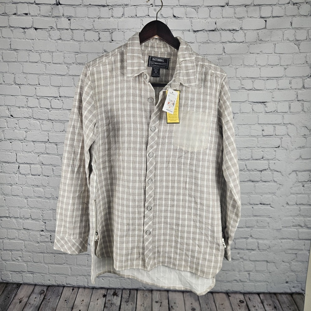 National Outfitters Shirt, Medium Long Sleeve Cotton